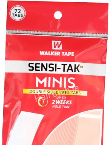 72Tabs Sensi-Tak Mini Hair Tape Adhesive Double Side Walker For Wigs Wigs