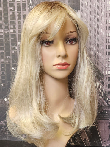 MEGAN Colour Grey Blonde Rooted