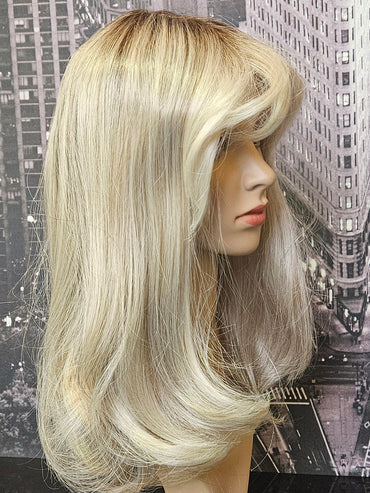 MEGAN Colour Grey Blonde Rooted