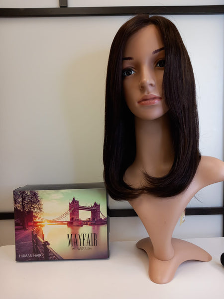 Jackie Human Hair Wig Colour 1B