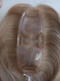 ZARA Long Human Hair Topper LIGHT BLONDE MIX