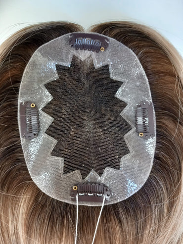 Coffee Rooted RUBY Hair Topper