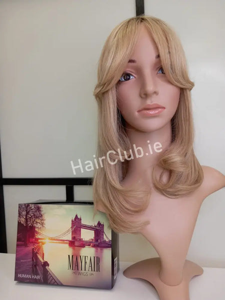 Jackie Human Hair Wig Mocca Rooted B