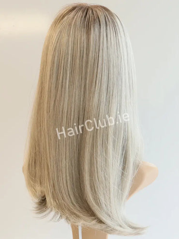 Megan Colour Grey Blonde Rooted Synthetic Wig
