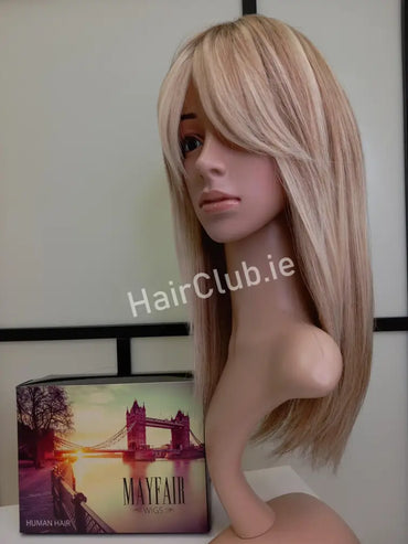 Victoria Human Hair Wig Sunset Blonde