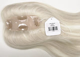 ZARA Medium Human Hair Topper WHITE MIX